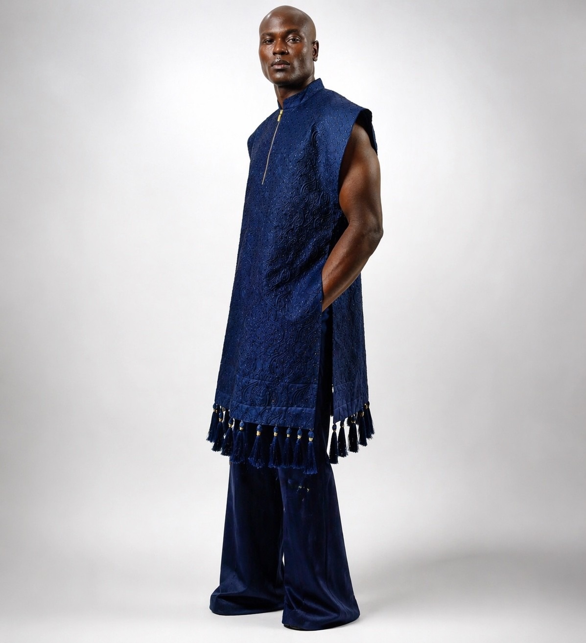 BLUE NIGHT TASSEL PIECE - Image 4